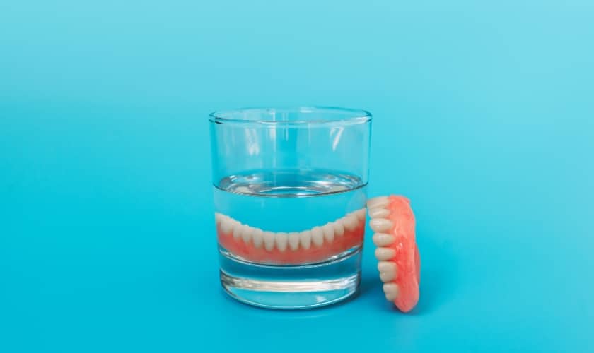 Dental Implants Care Safe Soaking with Denture Cleaner?