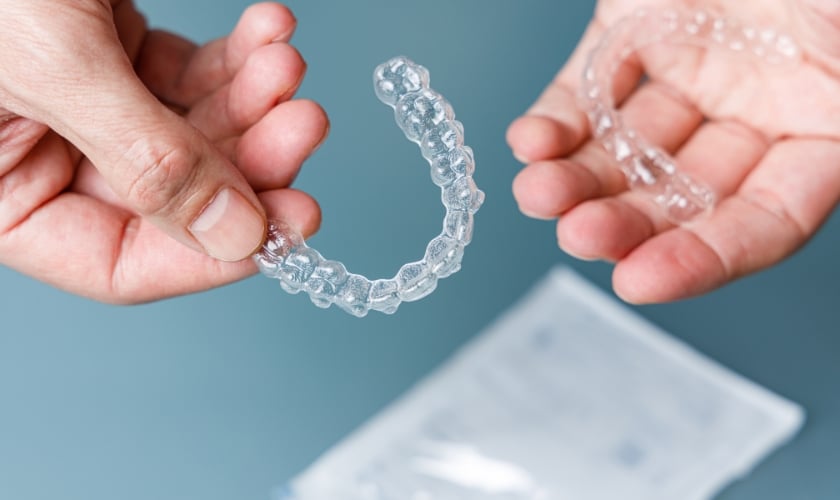 tips for removing yellow stains from invisalign aligners